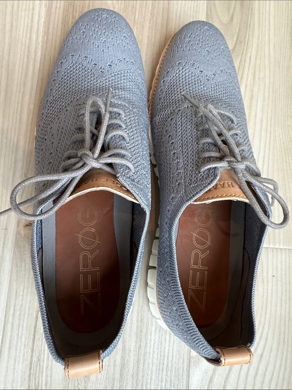 Men's 2.ZERØGRAND Stitchlite™ Wingtip Oxfords Grey 11 Cole Haan